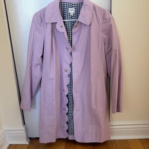 J. Crew Women's Light Purple Trench Coat